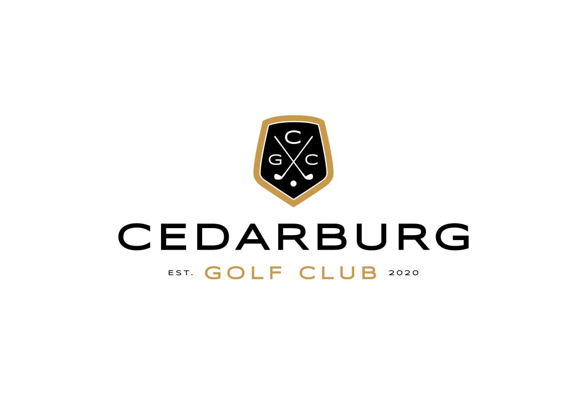 cedarburg golf club logo design