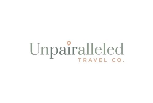 unpairalleled travel logo design